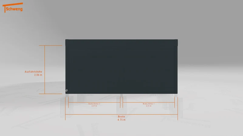#DE Schweng Flachdachcarport C600+ (ID zbxvm9) #MTG
