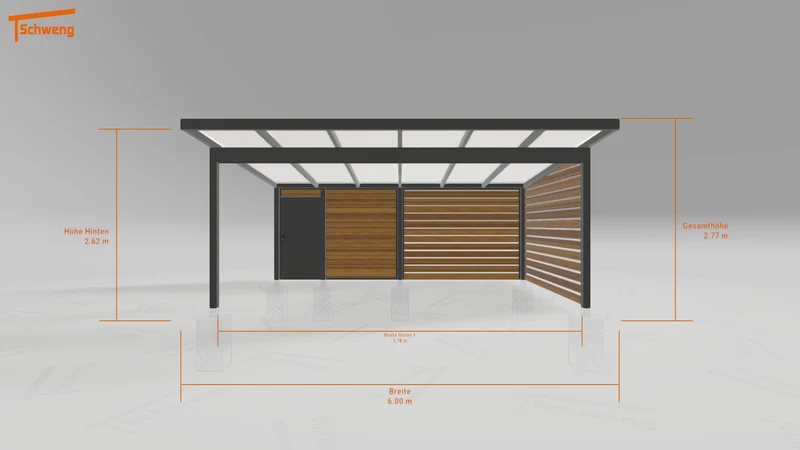 #DE Schweng Pultdachcarport S400 (ID jjrqx7) #MTG