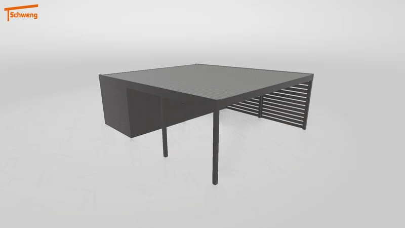 #DE Schweng Flachdachcarport C600 (ID 85738x) #MTG