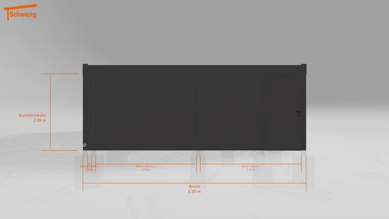 #DE Schweng Flachdachcarport C600 (ID 85738x) #MTG