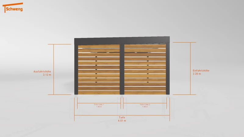 #DE Schweng Flachdachcarport C600 (ID 33p43z) #MTG