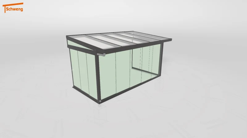 #DE Schweng Terrassenüberdachung S400 (ID qd2gn4)