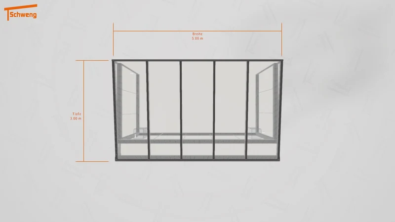 #DE Schweng Terrassenüberdachung S400 (ID qd2gn4)