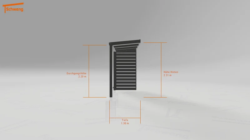 #DE Schweng Terrassenüberdachung S350 (ID 42v4km)