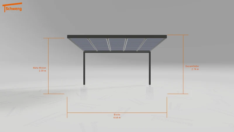 #DE Schweng Terrassenüberdachung S350 (ID rjrpkm)