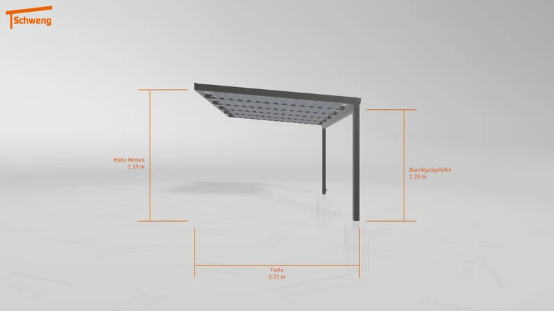#DE Schweng Terrassenüberdachung S350 (ID rjrpkm)