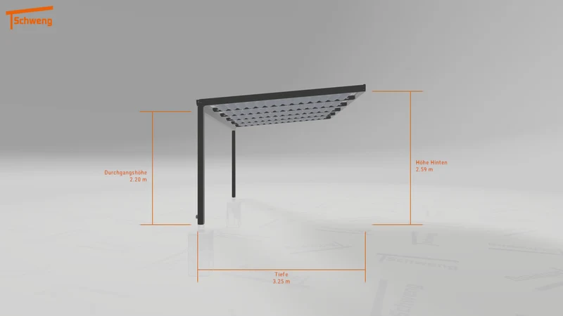 #DE Schweng Terrassenüberdachung S350 (ID rjrpkm)