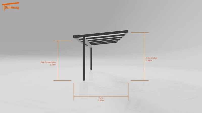 #DE Schweng Terrassenüberdachung S400 (ID g7pjz2)