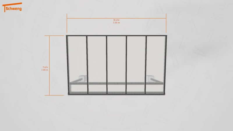 #DE Schweng Terrassenüberdachung S400 (ID g7pjz2)