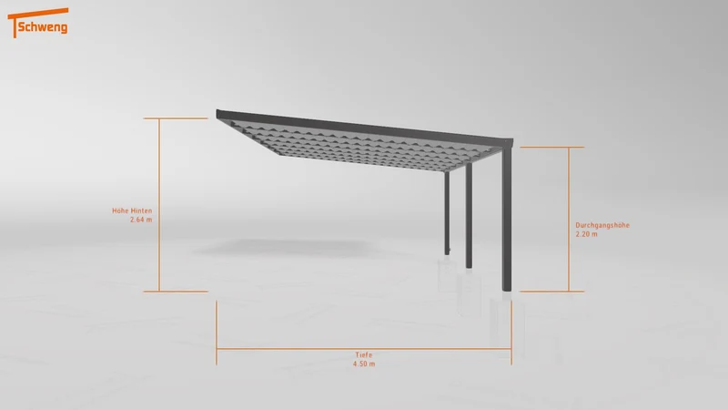 #DE Schweng Terrassenüberdachung S400 (ID w3n94j)