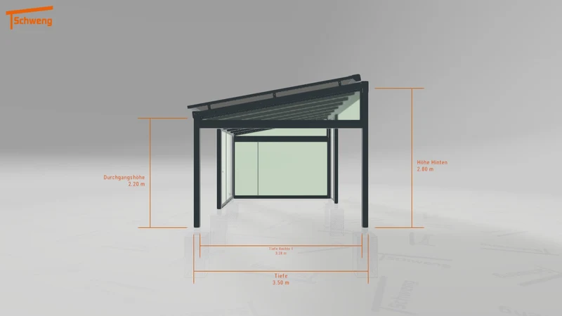 #DE Schweng Terrassenüberdachung S400 (ID jj9wdm)