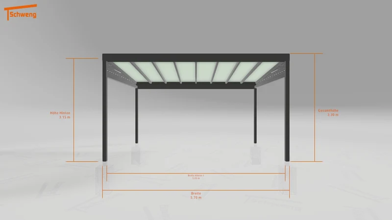 #DE Schweng Terrassenüberdachung S400 (ID x7nyqd)