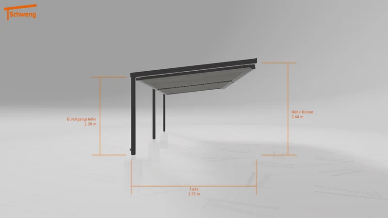 #DE Schweng Terrassenüberdachung S350 (ID mj7z79)