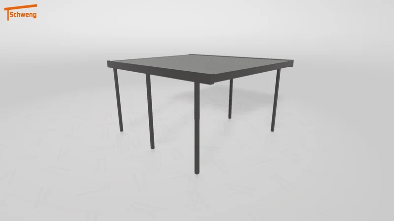 #DE Schweng Flachdachcarport C600 (ID 5mwyw8)