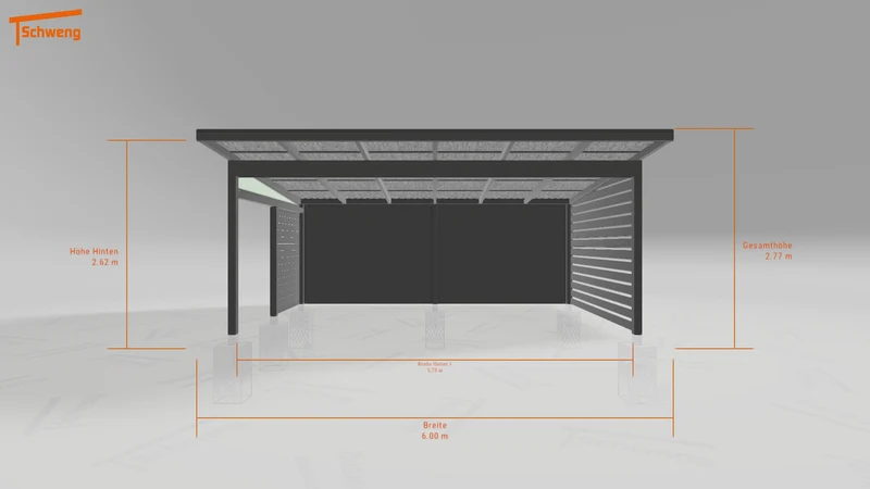 #AT Schweng Pultdachcarport S400 (ID dvzvxr) #MTG
