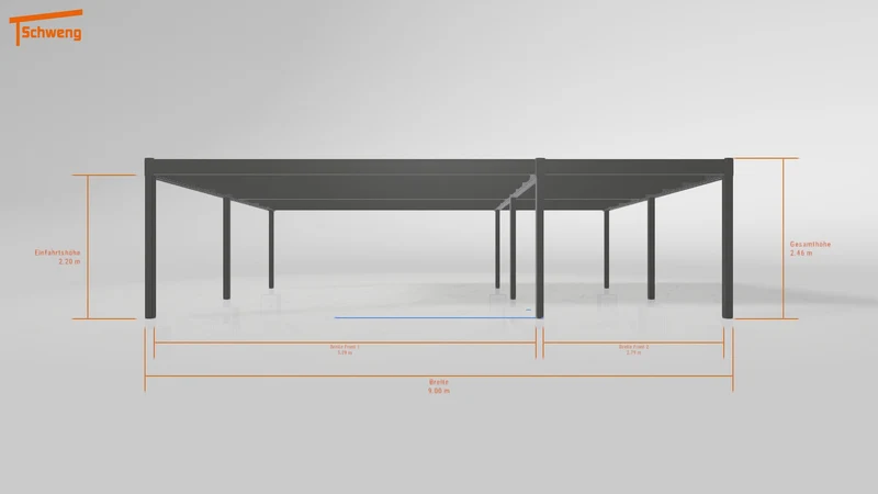 #DE Schweng Flachdachcarport C600 (ID 9wpzyq) #MTG