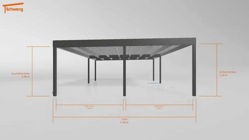 #DE Schweng Flachdachcarport C600 (ID 9wpzyq) #MTG
