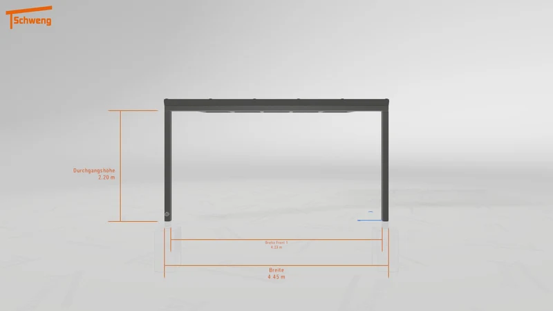 #DE Schweng Pultdachcarport S350 (ID v4rm2p)