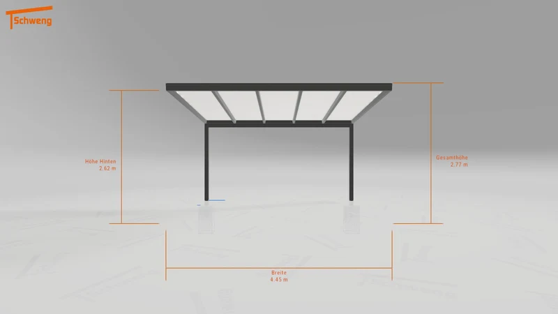 #DE Schweng Pultdachcarport S350 (ID v4rm2p)