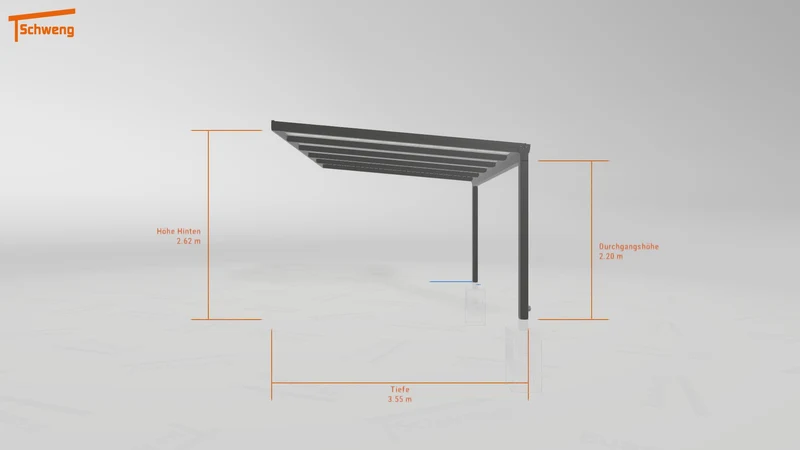 #DE Schweng Pultdachcarport S350 (ID v4rm2p)