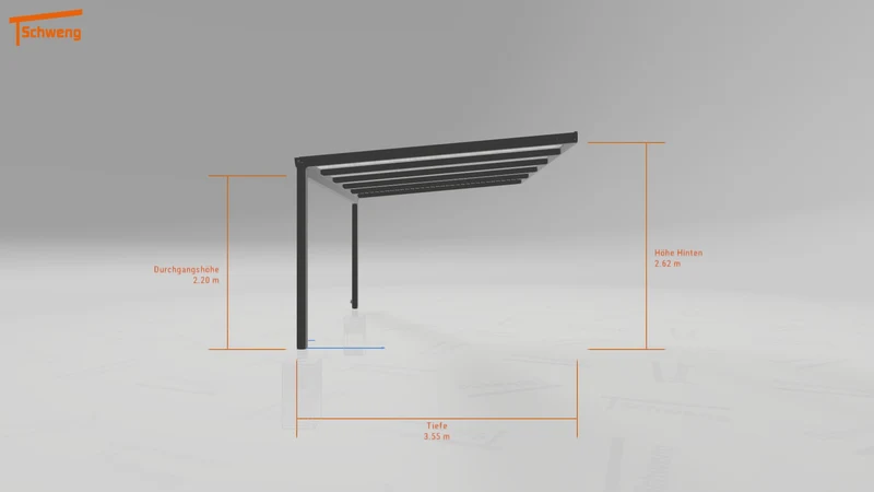 #DE Schweng Pultdachcarport S350 (ID v4rm2p)