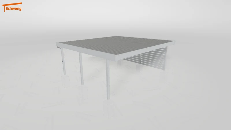 #DE Schweng Flachdachcarport C600 (ID w3nbj4) #MTG