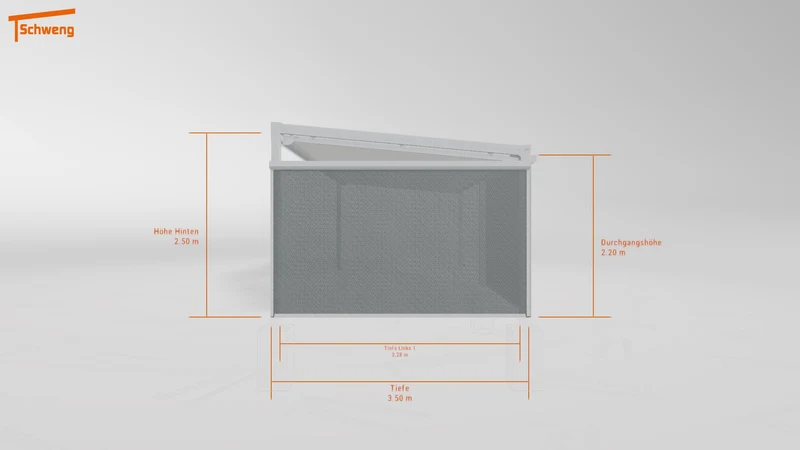 #DE Schweng Terrassenüberdachung S400 (ID 42v4n8)