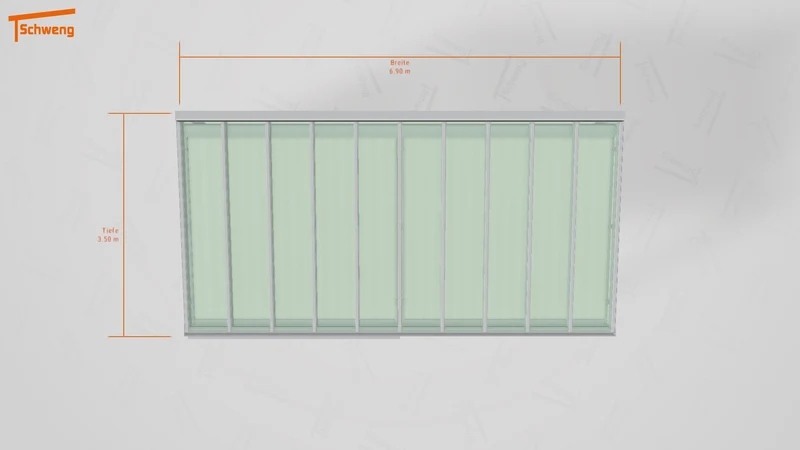 #DE Schweng Terrassenüberdachung S400 (ID 42v4n8)