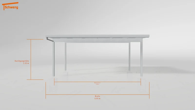 #DE Schweng Pultdachcarport S400 (ID jjrqwp)