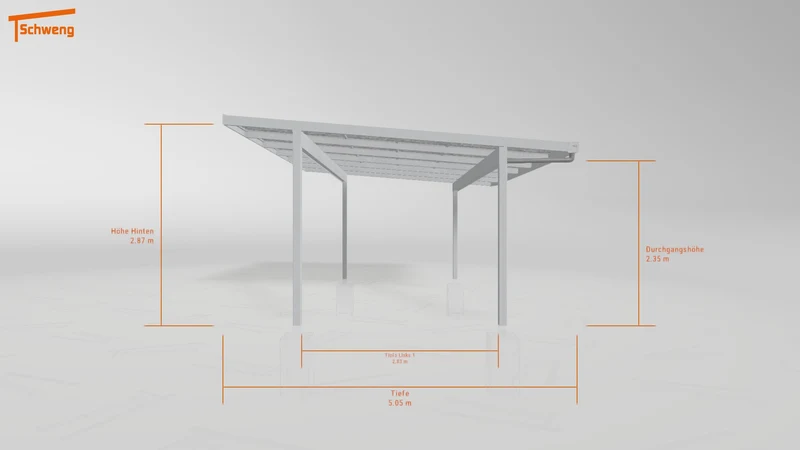#DE Schweng Pultdachcarport S400 (ID jjrqwp)
