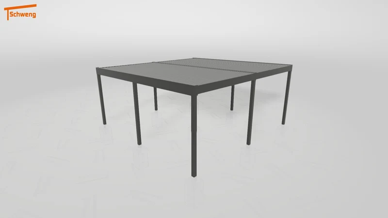 #DE Schweng Flachdachcarport C600+ (ID qd2gmk)