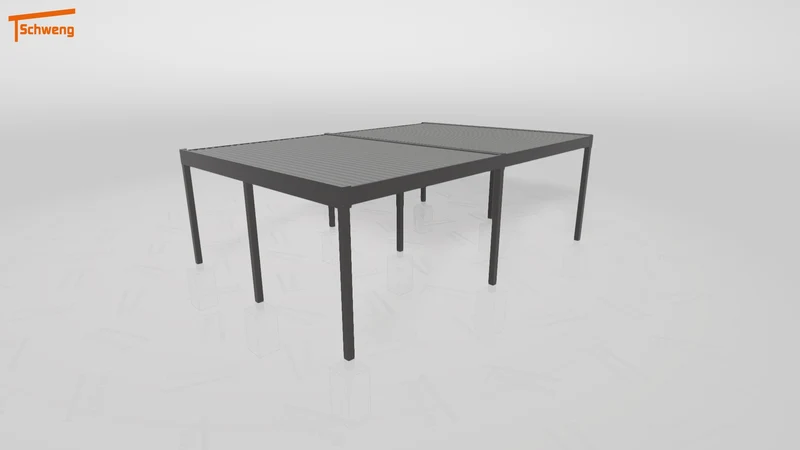 #DE Schweng Flachdachcarport C600+ (ID x7nrby)