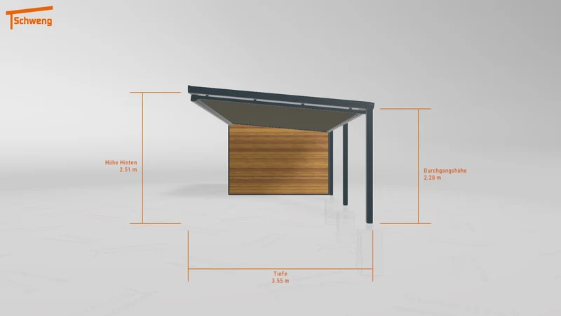 #DE Schweng Terrassenüberdachung S350 (ID 338x4p)