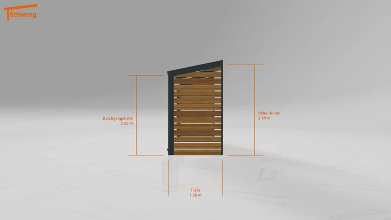 #DE Schweng Terrassenüberdachung S350 (ID pbjzx4)