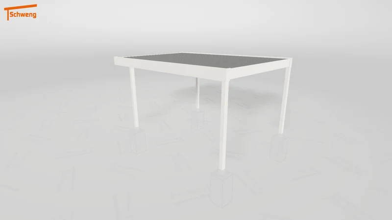 #DE Schweng Flachdachcarport C600 (ID bkg53p)
