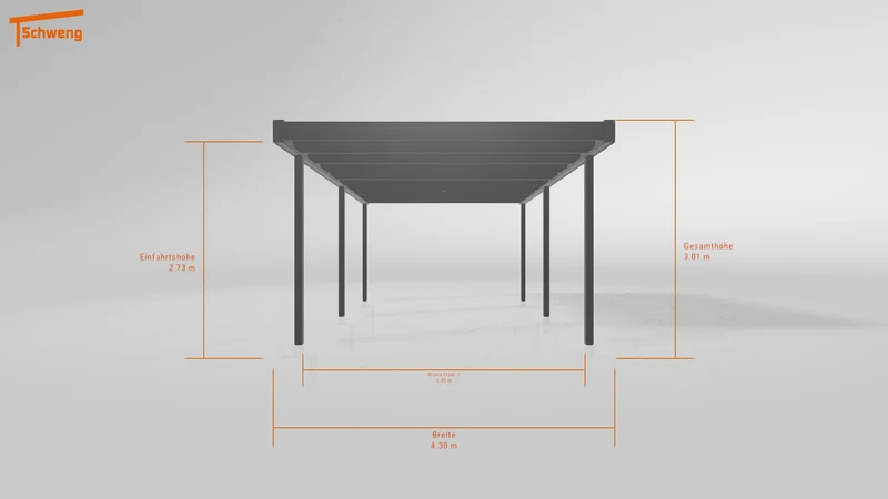 #DE Schweng Flachdachcarport C600 (ID v4942n) #MTG