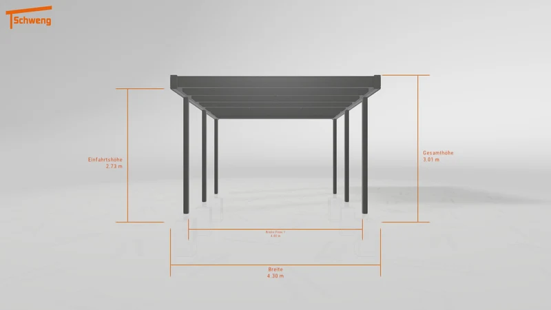 #DE Schweng Flachdachcarport C600 (ID bkjkdp) #MTG