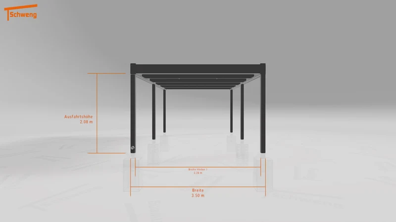 #DE Schweng Flachdachcarport C600 (ID 775722) #MTG