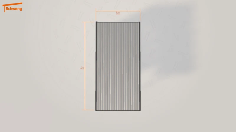 #DE Schweng Flachdachcarport C600 (ID rj38k9)