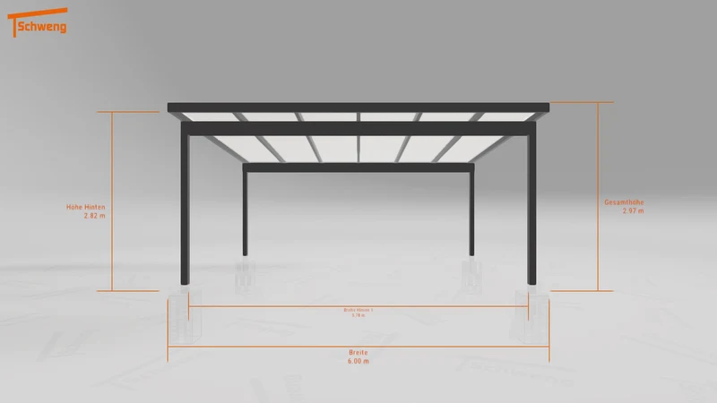 #DE Schweng Pultdachcarport S400 (ID x7nyrj)