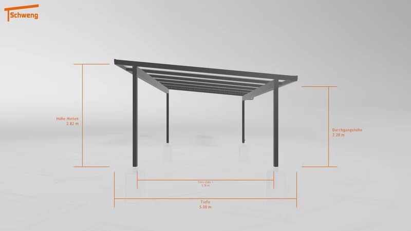 #DE Schweng Pultdachcarport S400 (ID x7nyrj)
