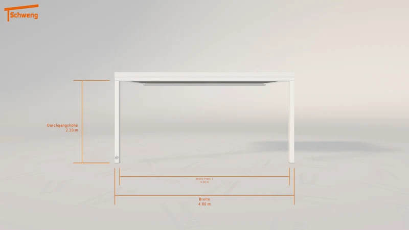 #DE Schweng Terrassenüberdachung S350 (ID v4p8nb)
