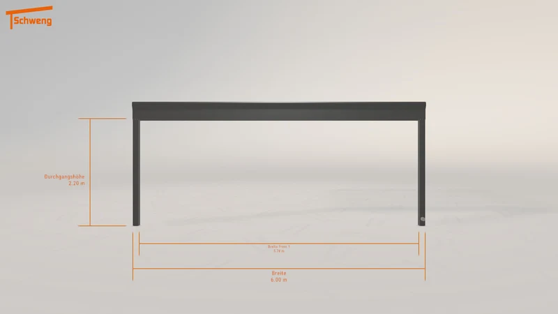 #DE Schweng Pultdachcarport S400 (ID w3pwbw) #MTG