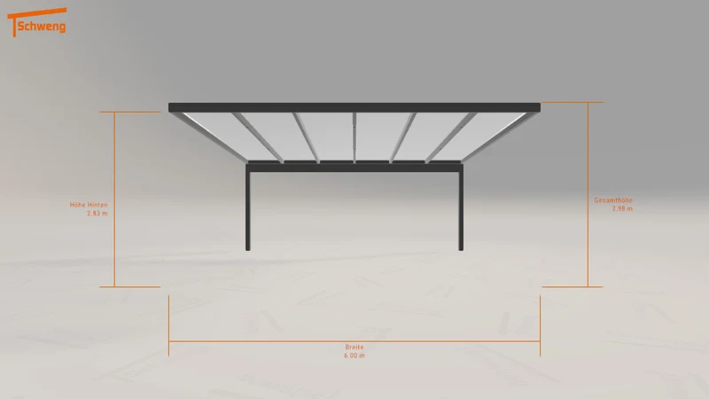 #DE Schweng Pultdachcarport S400 (ID w3pwbw) #MTG