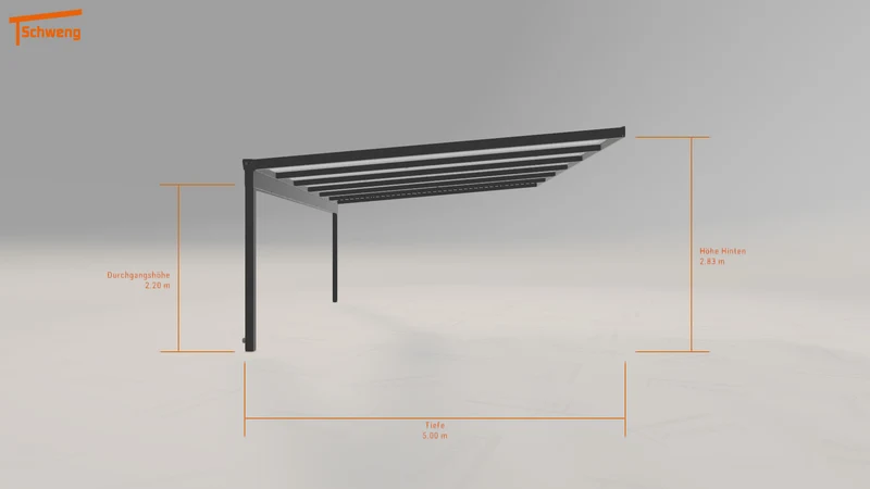 #DE Schweng Pultdachcarport S400 (ID w3pwbw) #MTG