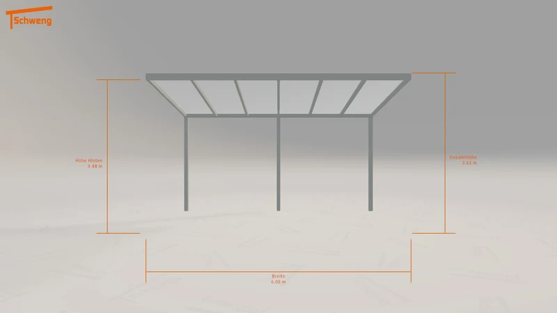 #DE Schweng Pultdachcarport S350 (ID 7798jv) #MTG