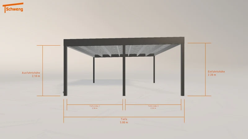 #DE Schweng Flachdachcarport C600 (ID yg2pvv)