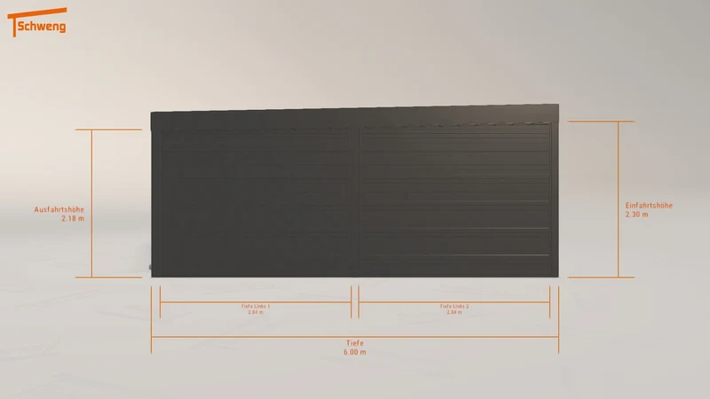 #DE Schweng Flachdachcarport C600 (ID rjkk55) #MTG