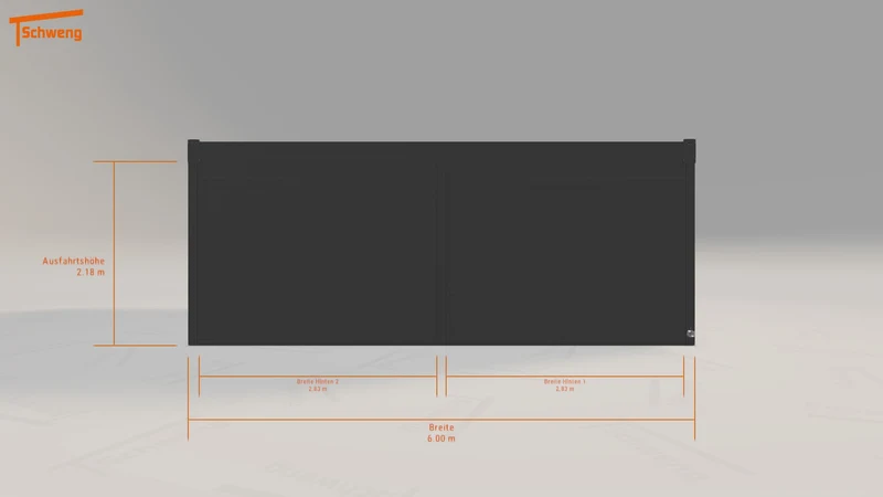 #DE Schweng Flachdachcarport C600 (ID k2ggqd)