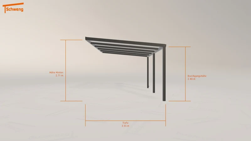#DE Schweng Terrassenüberdachung S350 (ID pbdd92)